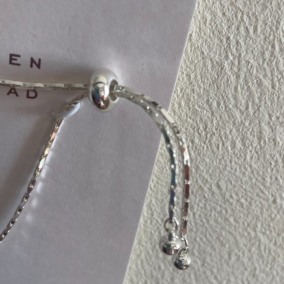 Lauren Conrad Silver w crystal bling bar bracelet - Picture 3 of 5